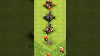 LEVEL 1 XBOW TO MAX LEVEL XBOW VS MAX LEVEL 5 BARBARIAN KICKERS 🤯🔥  shorts coc [upl. by Kcirdek814]