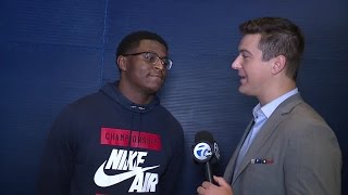 Michigans Mike McCray excited to go home and play against Ohio State [upl. by Nivlen]