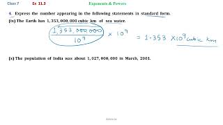 Class 7  Maths  Ex 113  Q4 ix x [upl. by Hserus]