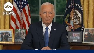 FULL SPEECH President Joe Biden gives address after dropping out of 2024 election [upl. by Monti]