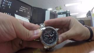 Citizen EcoDrive Mens BY010051H AT Chronograph Alarm Bracelet 44mm Watch [upl. by Saxen]