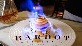 Bardot Brasserie Aria Las Vegas Restaurant  Fire French Dining [upl. by Nasaj204]