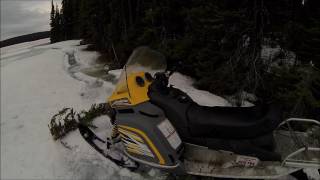 Tundra 300 Rocks  Last Skidoo Ride For The Season May 16 [upl. by Elleinnad590]