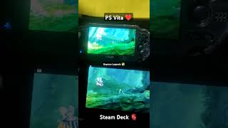 PS Vita VS Steam Deck Rayman Legends 📌 [upl. by Kosey]