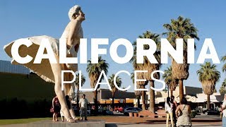 10 Best Places to Visit in California  Travel Video [upl. by Amliv]