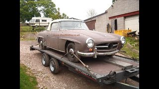 1963 Mercedes 190 SL Restoration Project [upl. by Iddo]