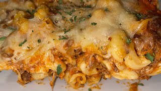 Cheesy Beef Macaroni Easy Cheesy fyp subscribe cooking easy food youtube [upl. by Dahcir83]