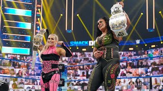 Go behind the scenes with Natalya amp Tamina for their epic WWE Women’s Tag Team Championship victory [upl. by Brook]