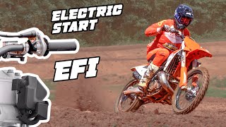 Chad Reed Riding The 2023 KTM 300SX Fuel Injected Two Stroke [upl. by Kaela]