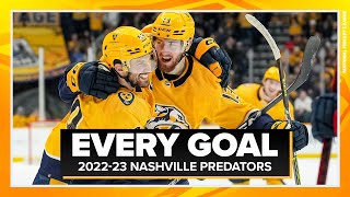 EVERY GOAL Nashville Predators 202223 Regular Season [upl. by Lanctot272]