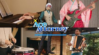 Ace Attorney Godot theme the Fragrance of Darkness jazz quartet cover [upl. by Lerim746]