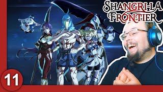 ShangriLa Frontier — episode 11 — Song of The Divine Blacksmith — blind reaction [upl. by Ecinej282]