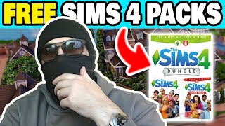 How to ACTUALLY get SIMS 4 Packs for Free EASY METHOD 🌟 MAC PC Xbox Playstation 🎮 [upl. by Aniretak]