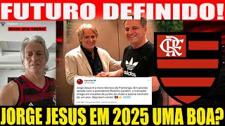 PLANTÃO URGENTE JORGE JESUS EM 2025 NO FLAMENGO CONFIRA A NOTÍCIA AGORA ÚLTIMAS DO FLAMENGO [upl. by Ahsemed325]