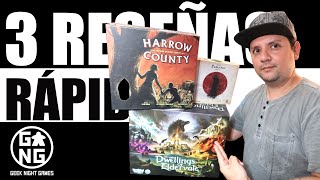 3 Reseñas Rápidas  Harrow County Dwellings of Eldervale amp Small Samurai Empires [upl. by Nnylyrehc337]