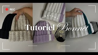 Créé ton bonnet unique  Tutoriel au crochet facile pour les débutants [upl. by Sldney]