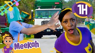 Garbage Truck Song  1 Hour of Blippi and Meekah Truck Songs For Kids [upl. by Nitsirt569]