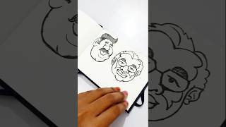 😱Cartoon character drawing cartoon drawing art bts modi viralshorts shorts funny new [upl. by Neitsirk]