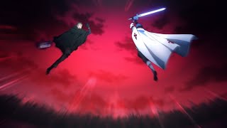 Yuna and Eiji vs PoH  Sword Art Online Alicization War of Underworld part 2  Episode 517 [upl. by Ahsenroc]