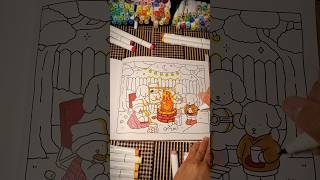 thanksgiving coloring book page coloringbook ohuhu markers coloring bobbiegoods cozy [upl. by Enytnoel]