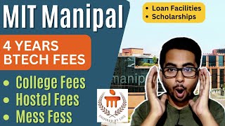 MIT Manipal fees for 4 years BTech with hostel 2023 UPDATED 🤑 MIT Manipal Admission Process 2023 [upl. by Neelrahc975]