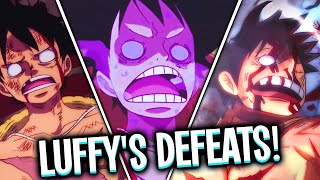 17 Times Monkey D Luffy Was DEFEATED in One Piece [upl. by Tymes]