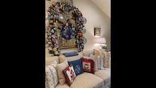 Chick Christmas Peek Tour the home of Francophile Dallas w Christina Dandar of The Potted Boxwood [upl. by Darom446]