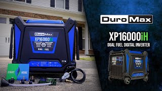 The LARGEST Dual Fuel Digital Inverter Generator Available DuroMax XP16000iH [upl. by Seen]