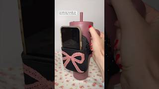 BETTER THAN STANLEY🥤🎀 Decorating My BruMate Tumbler stanleytumbler pinterestaesthetic tumbler [upl. by Nasas]