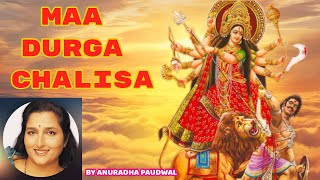 Maa Durga Chalisa  Namo Namo Durge Sukh Karni by Anuradha Paudwal [upl. by Hnao]