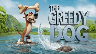 The Greedy Dog  Hindi Stories For Kids  3D Animated Cartoon  Bedtime Stories [upl. by Nniuq570]