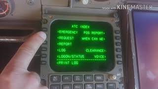 CPDLC Cruise climb  CONTROLER PILOT DATA LINK COMMUNICATION [upl. by Elaina]