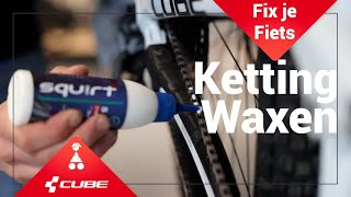 Zo wax je de ketting van je mountainbike  Squirt  MTB Challenge [upl. by Nida]