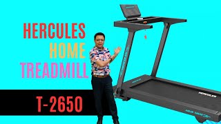 Full Review of Hercules Treadmill T2650  Best Cushion Treadmill  Gym24 Equipment  U Fit India [upl. by Drida491]