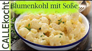 Blumenkohl in weißer Soße zubereiten Omas Rezept [upl. by Llezom]