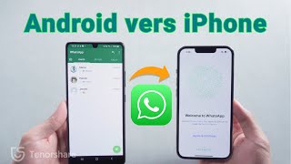 Comment restaurer WhatsApp Android vers iPhone [upl. by Anaujit]