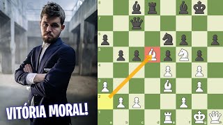 Magnus Carlsen consegue VITÓRIA MORAL no Xadrez [upl. by Fellner]