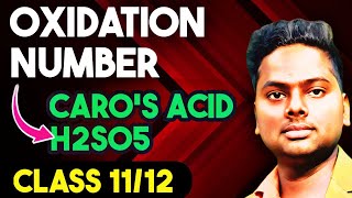 Oxidation number of CaroS acid H2SO5 [upl. by Fortunio957]