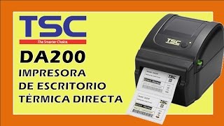 TSC DA210  DA220 Impresora de Etiquetas para Envíos y Paqueteras [upl. by Bigler566]