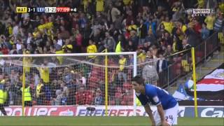 Watford v Leicester Play off semi final 2nd leg May 2013 [upl. by Anitap]