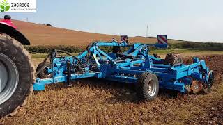 6 m disc harrow ZAGRODA [upl. by Esydnac]