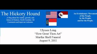 Ulysses Long  How Great Thou Art [upl. by Kruger]