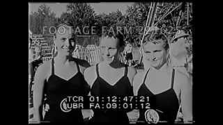 1958 Womens AAU Diving Meet 22162513  Footage Farm [upl. by Sibella446]