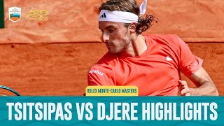 Stefanos Tsitsipas vs Laslo Djere Highlights  Rolex Monte Carlo Masters 2024 [upl. by Ttergram521]