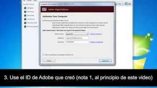 Autorización de Adobe Digital Editions [upl. by Nannerb]