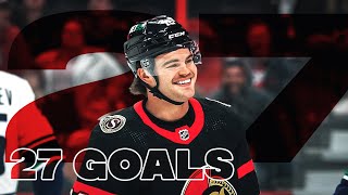 All 27 goals scored by Alex DeBrincat in the 202223 season [upl. by Jephthah344]