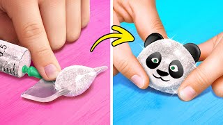 DIY Nano Tape Bubble Fidget Toy 🎨 🐼 Cool Crafts And Amazing Hacks For Your Kids [upl. by Loss876]