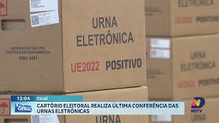 Cartório Eleitoral de Itajaí finaliza conferência de 513 urnas para eleições [upl. by Sergeant615]