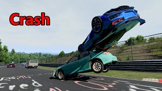 Rollover and Car Crashes 07🔥BeamNG drive [upl. by Taddeusz409]