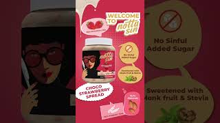 Choco Strawberry Spread shortsviral nottasin strawberrybits exploreindia youtubeshort [upl. by Wymore411]